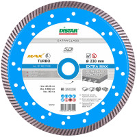 Диск алмазный отрезной Distar 230мм Turbo Extra