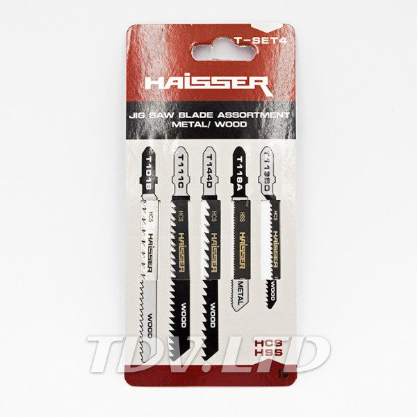 Набор пилочек для электролобзика Haisser T-SET4 (5шт.)